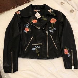 Vintage Havana Moto Jacket, Girls’ Sz L.  BNWT